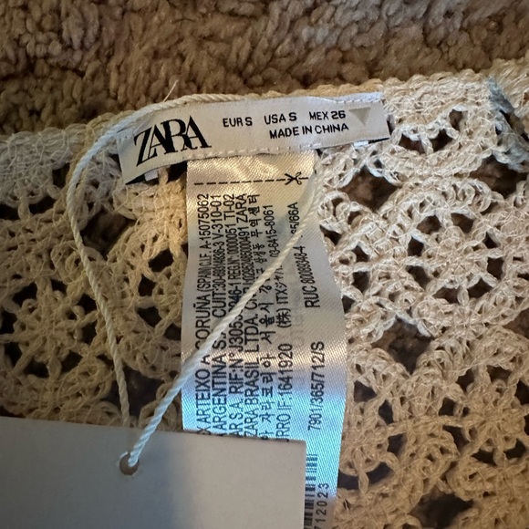 Zara Fringed Crochet Skirt - Picture 4 of 4